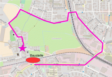 Anfahrt Fürstätt (Karte: openstreetmap) Anfahrt Fürstätt (Karte: openstreetmap)