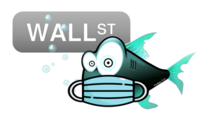 Comic-Fisch mit Maske